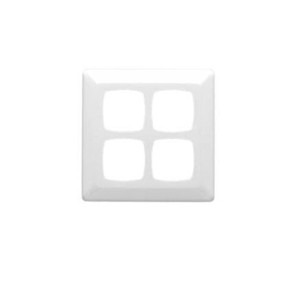 Picture of Moulded Switch Plate, Prestige Series, Large Format Size, 4 Gang