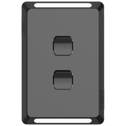 Picture of Switch Plate Skin, Pro Series, 2 Gang, Horizontal/Vertical Mount, Clip-On