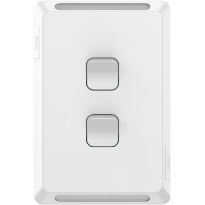 Picture of Gridplate and Skin, Pro Series, 2 Gang, Vertical/Horizontal Mount