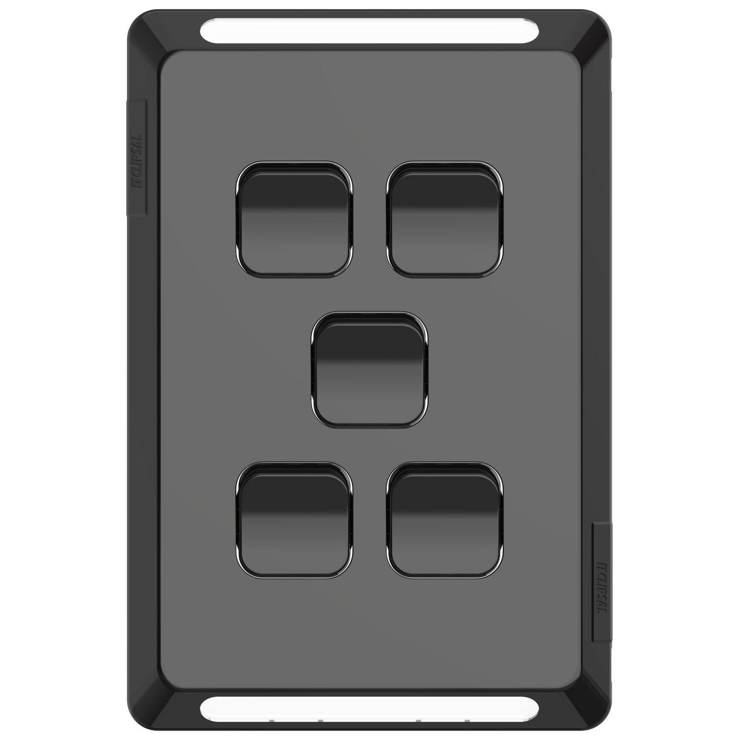 Picture of Switch Plate Skin, Pro Series, 5 Gang, Horizontal/Vertical Mount, Clip-On
