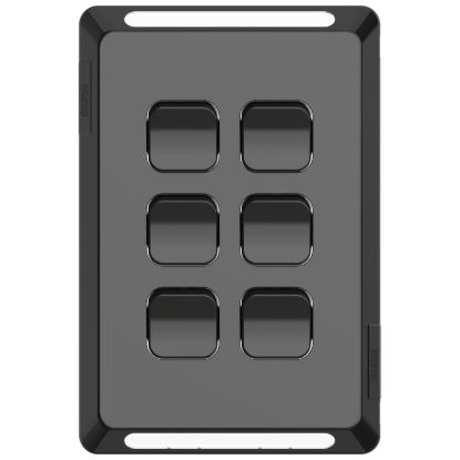 Picture of Switch Plate Skin, Pro Series, 6 Gang, Horizontal/Vertical Mount, Clip-On