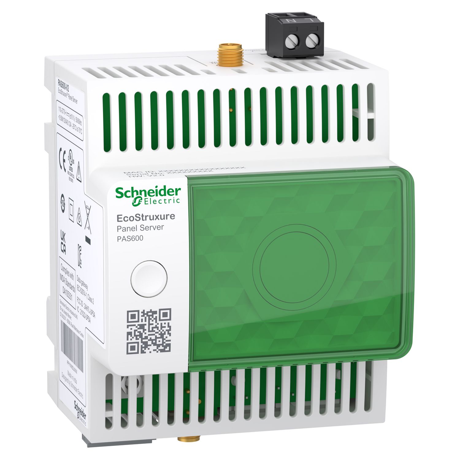 Picture of EcoStruxure Panel Server - universal wireless, concentrator modbus gateway 110-277 VAC/DC