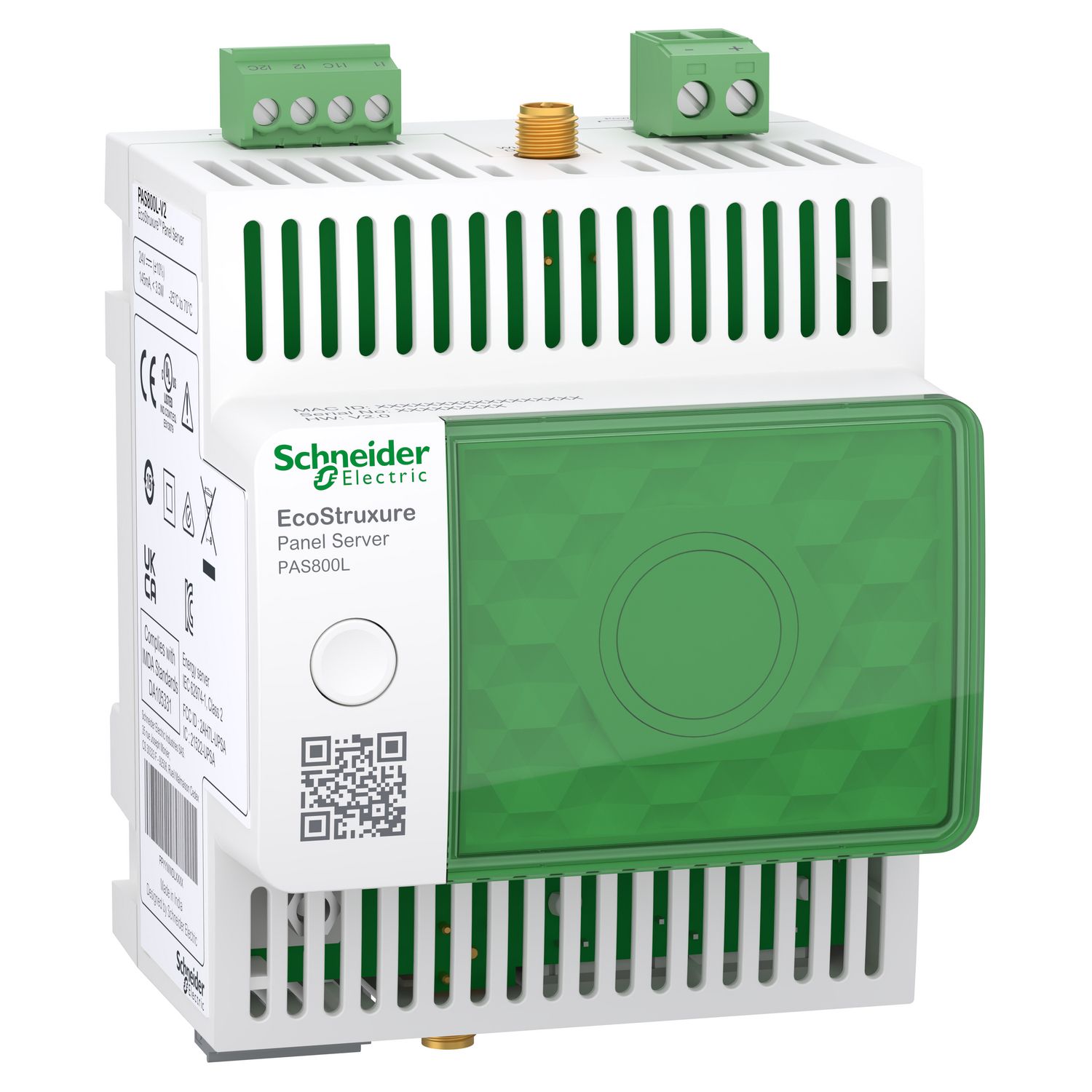 Picture of EcoStruxure Panel Server - advanced datalogger, energy server, 24 VDC