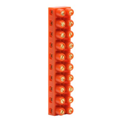 Picture of 10-Way 60 deg. Maximum Connector Strip; 32A, 500V, Orange