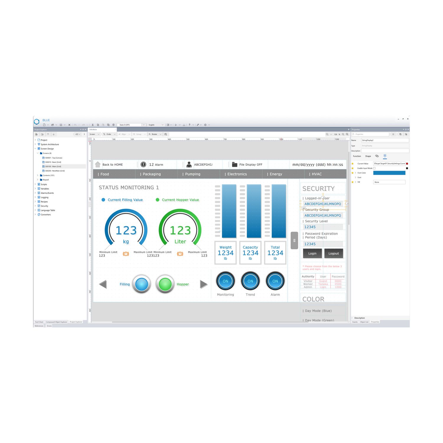 Picture of Professional buildtime license, Pro-face BLUE, version 3.x, single, 1 station, permanent, digital