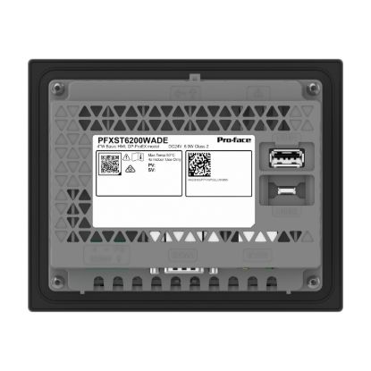 Picture of 4"W touch panel display, 1COM, 1Ethernet, USB host&device, 24VDC, GP-ProEX model