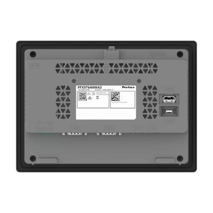 Picture of 7"W touch panel display, 2COM, 2Ethernet, USB host&device, 24VDC