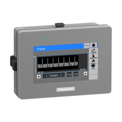 Picture of Basic touch panel modular terminal, Proface STM6000, GP-ProEX, 4"W display, 1 COM, 2 Ethernet, 24V DC