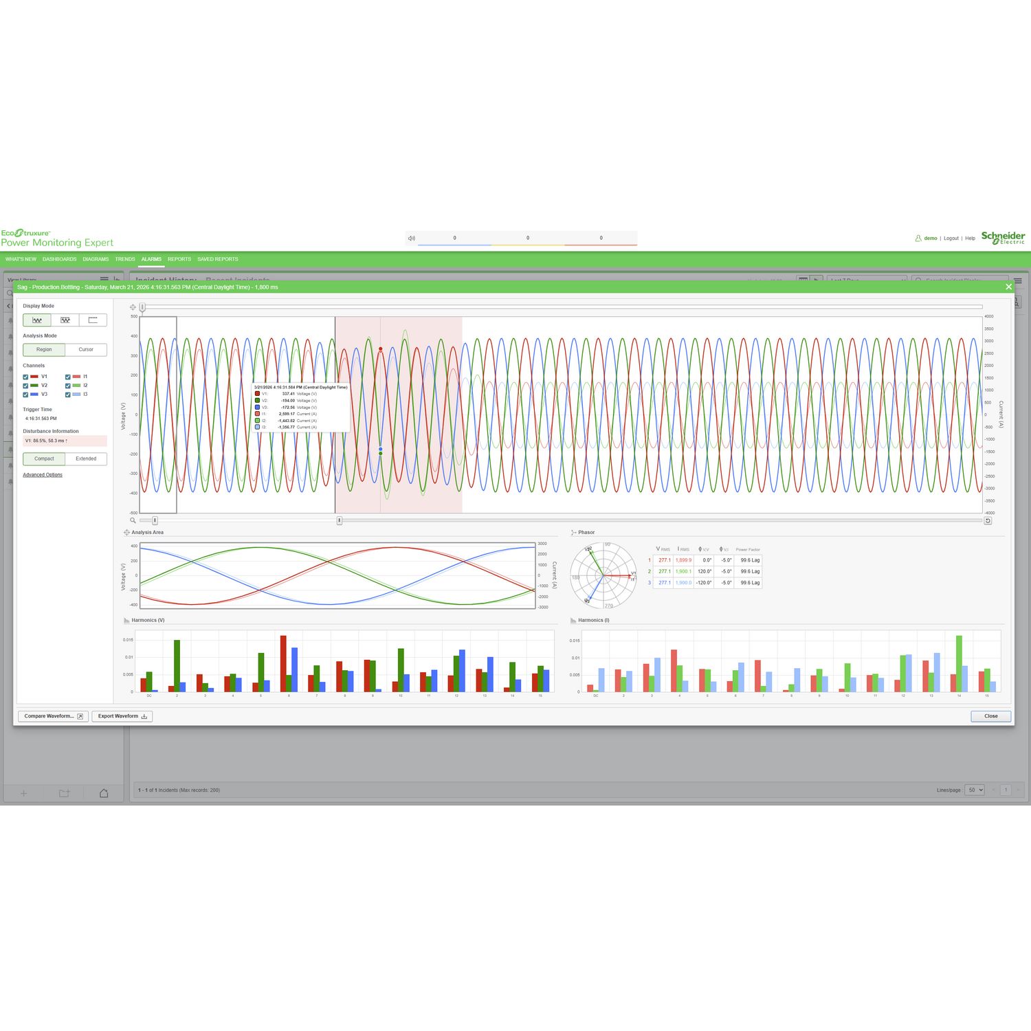 Picture of Power Monitoring Expert Express Edition
