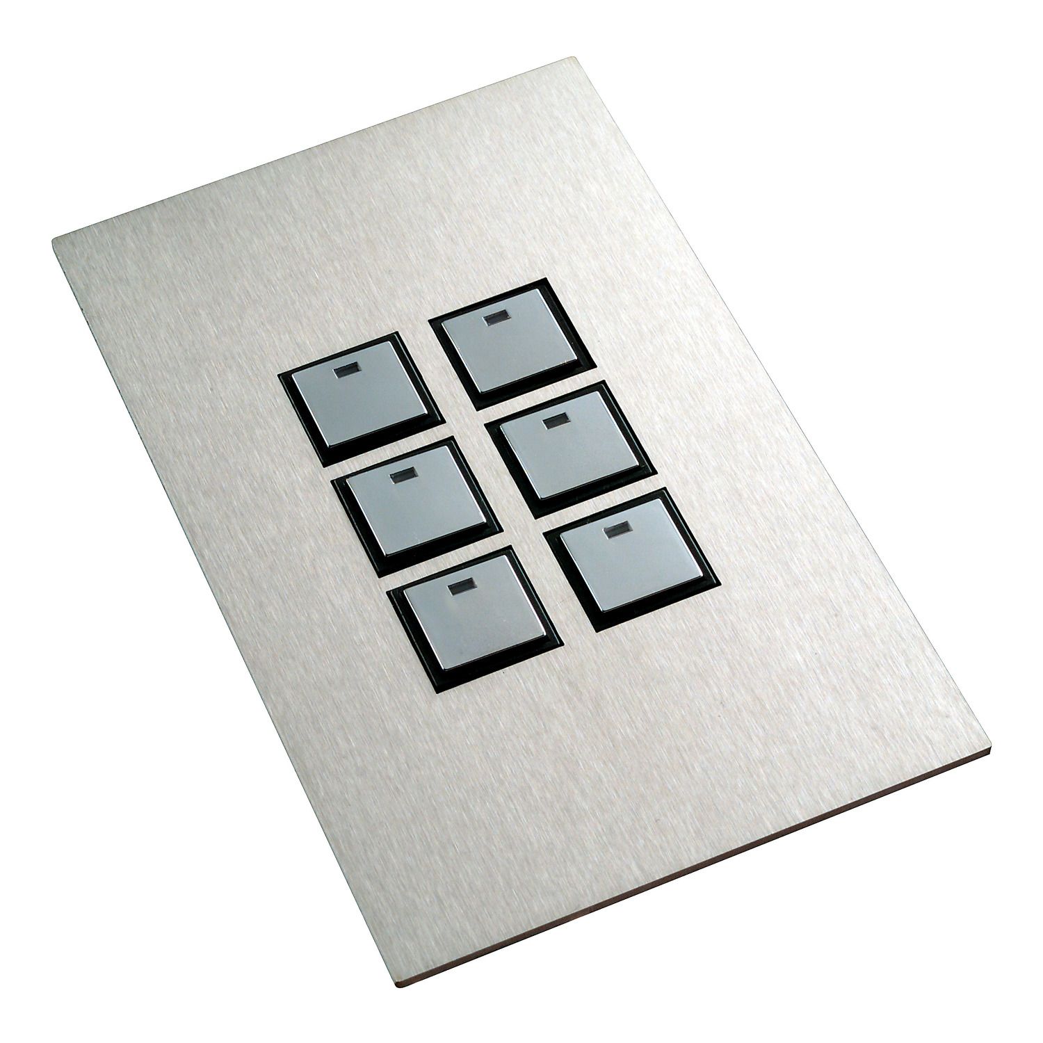 Picture of Reflection Wall Switch, C-Bus, 6 Gang