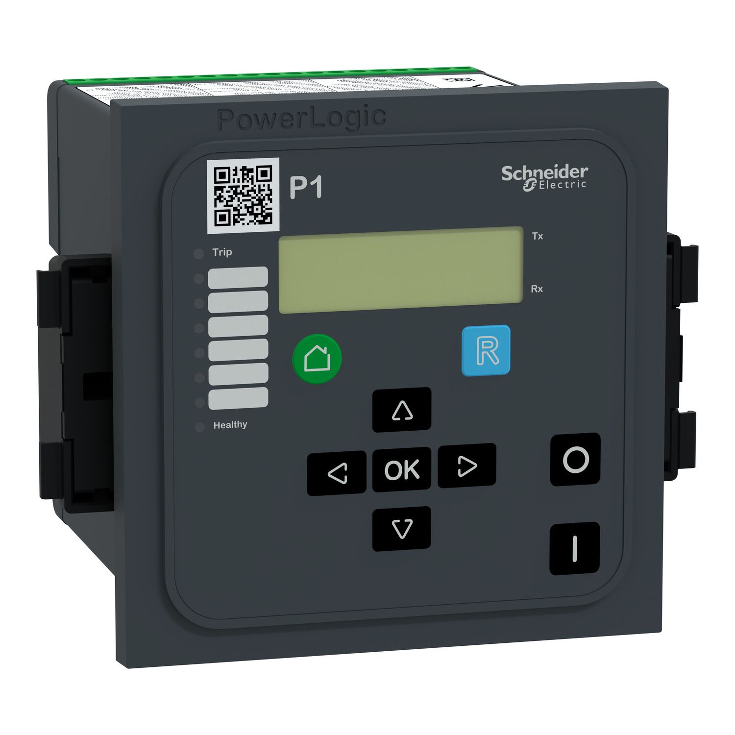 Picture of protection relay PowerLogic P1F 24-250V 3CT 1Io: 0.05-12IN 0DI-4DO