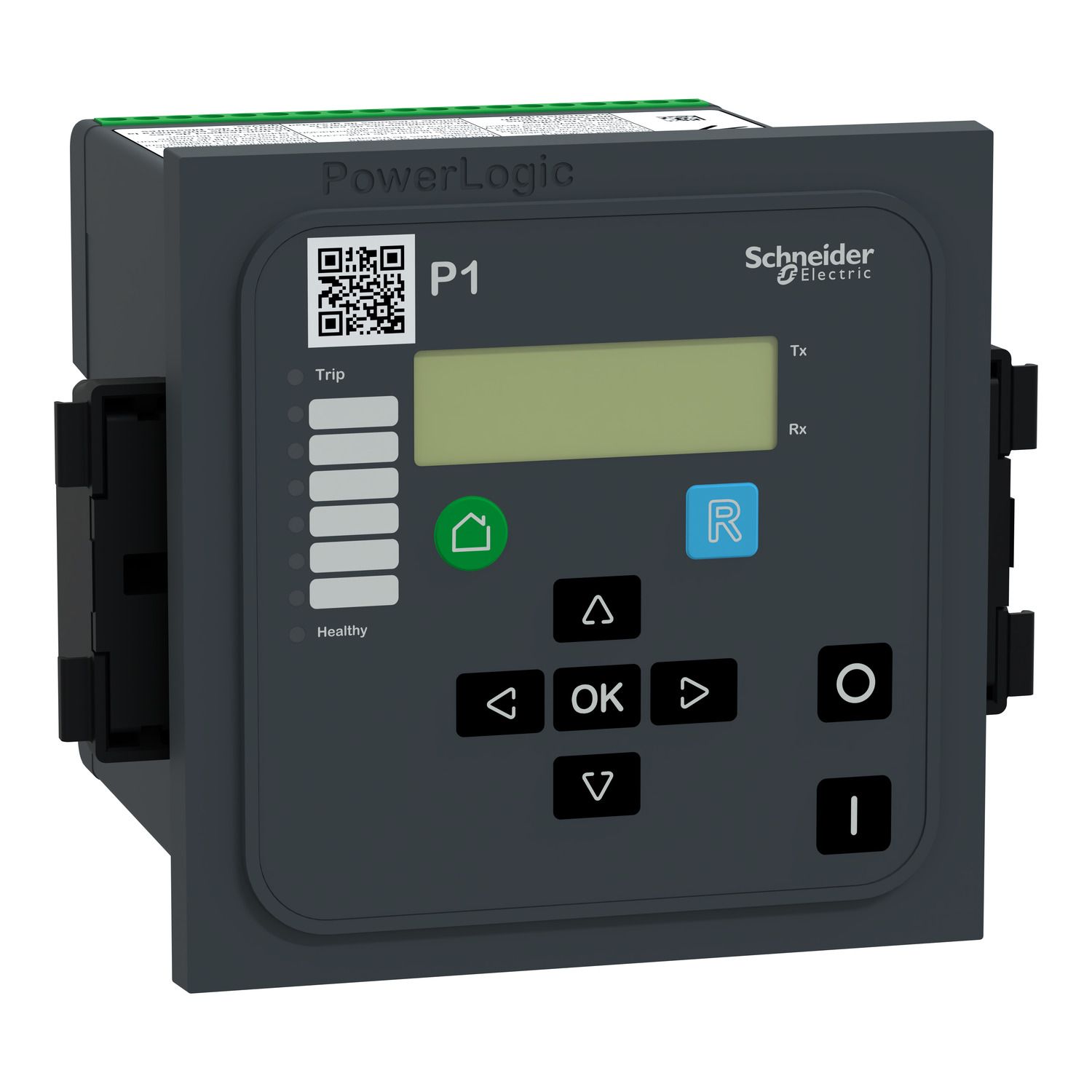 Picture of protection relay PowerLogic P1F 24-250V 3CT 1Io: 0.05-12IN 0DI-4DO RS485