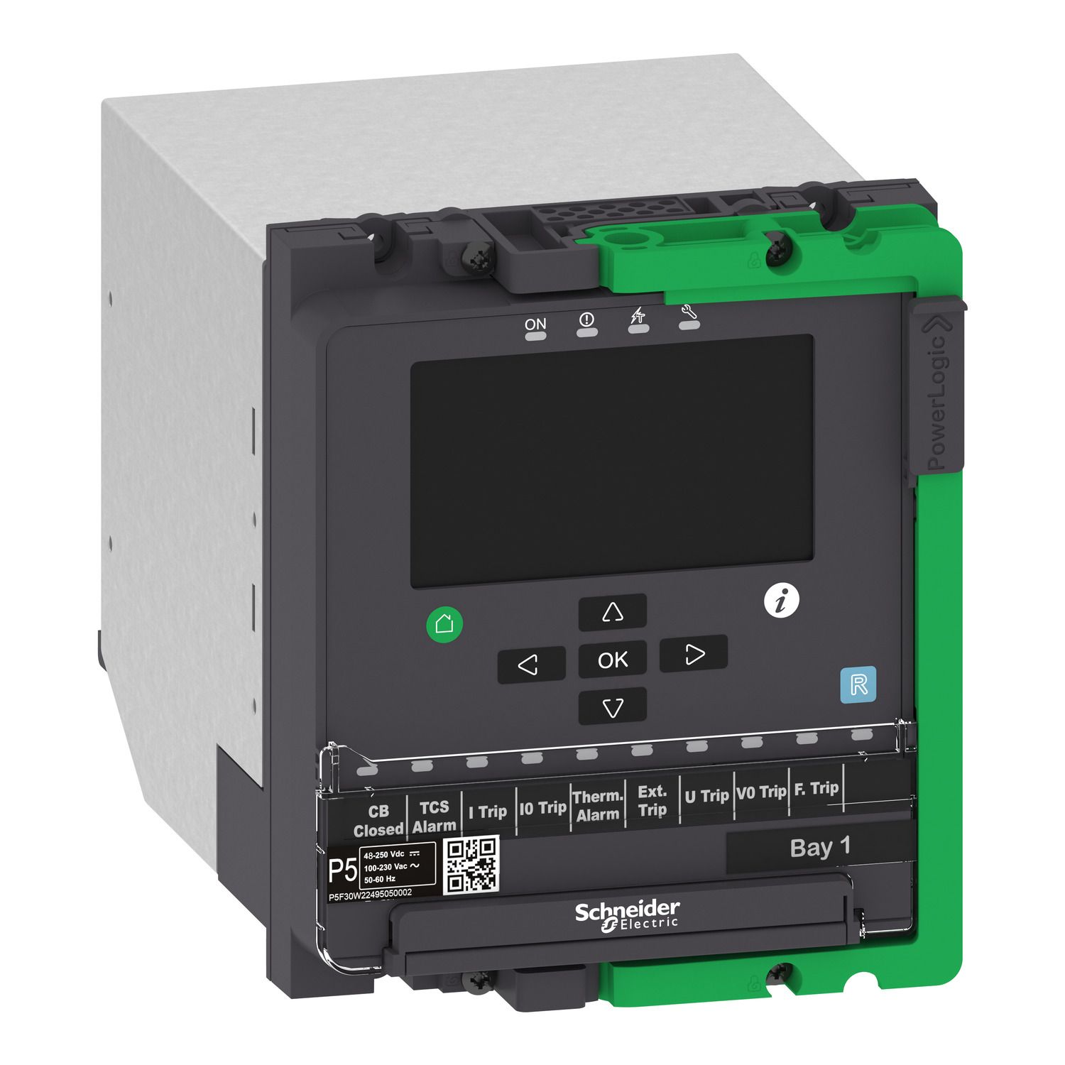 Picture of PowerLogic P5M30 48-250V 3CT 1CSH 4VT 10DI-8DO RSTP Eth RJ45