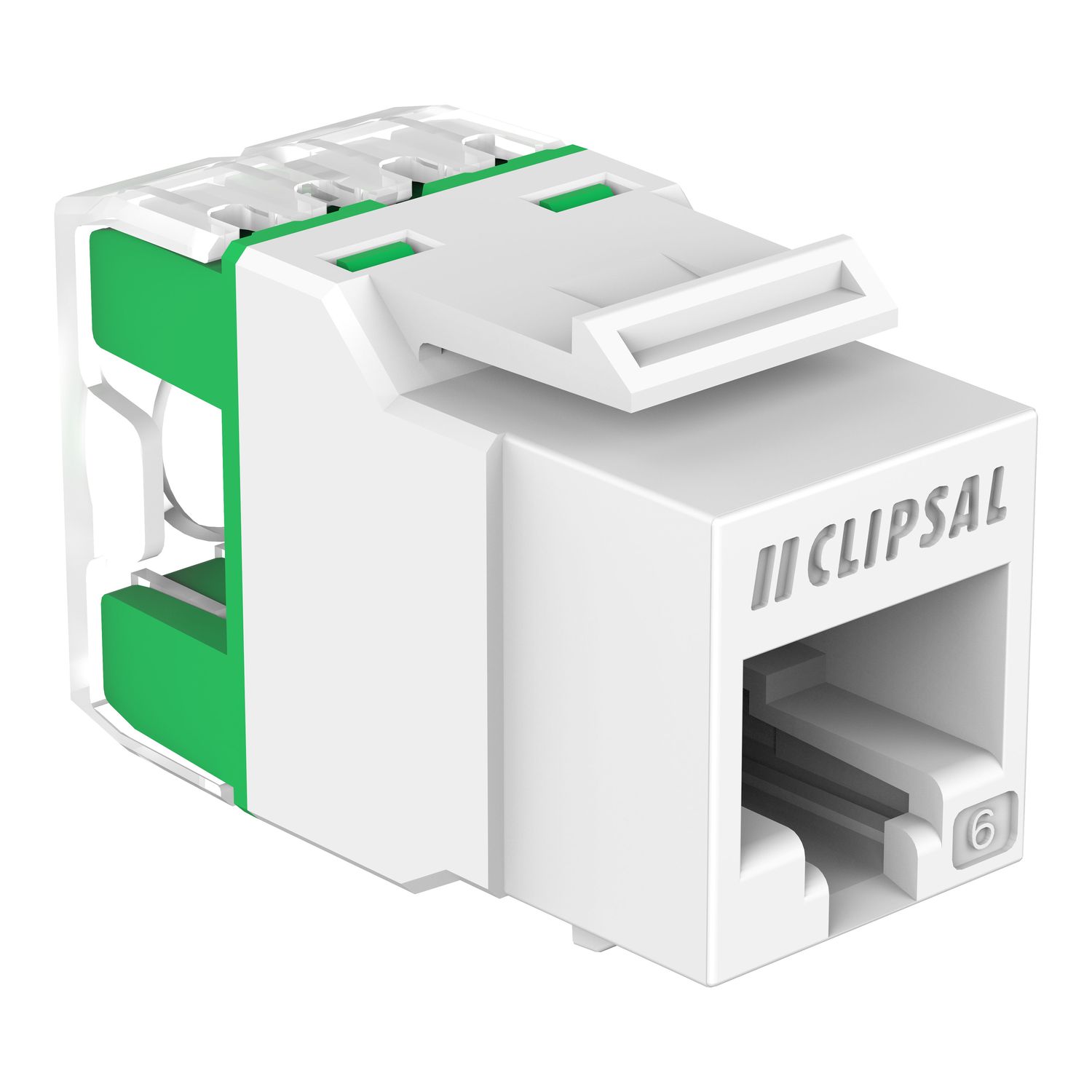 Picture of RJ45 Jack, Clipsal Actassi, CAT6 UTP Keystone