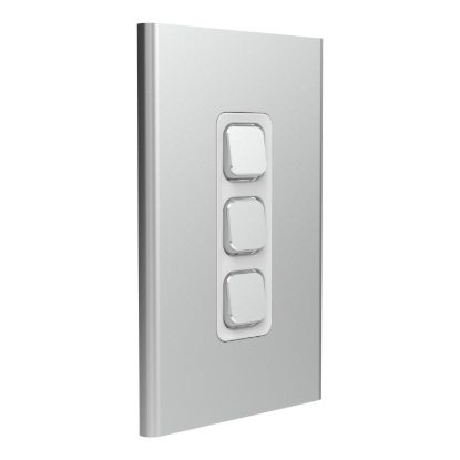 Picture of Styl Switch Plate Skin, Clipsal Iconic, Vertical/Horizontal, 3 Gang