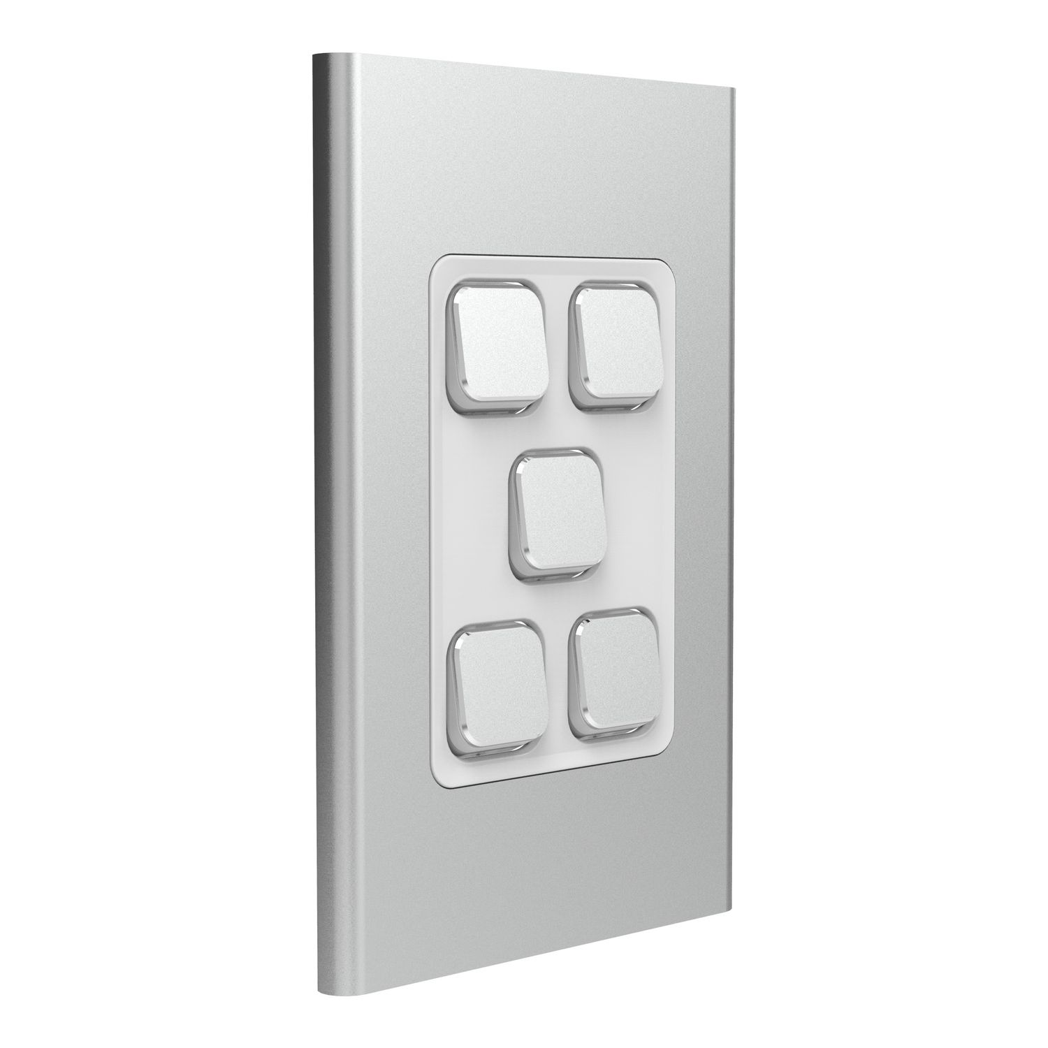 Picture of Styl Switch Plate Skin, Clipsal Iconic, Vertical/Horizontal, 5 Gang