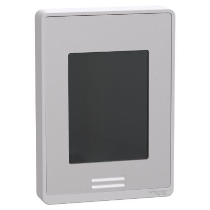 Picture of Low-Voltage Fan Coil Room Controller & Zone Controller: BACnet MS/TP, RH sensor & control, Silver Case/Fascia