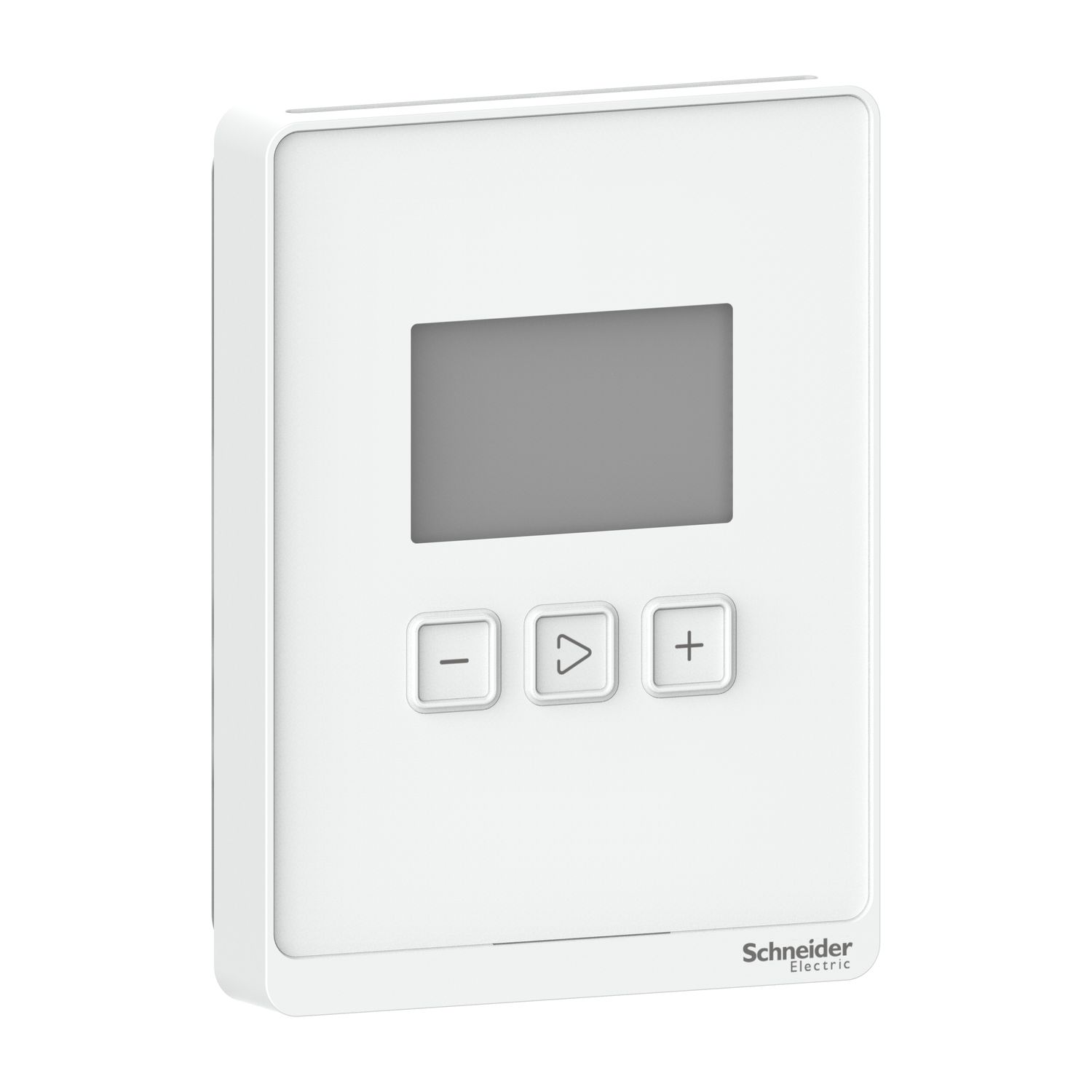 Picture of Sensor, SpaceLogic SLA Series, room, CO2, temperature, segmented LCD, analog outputs with optimum white housing