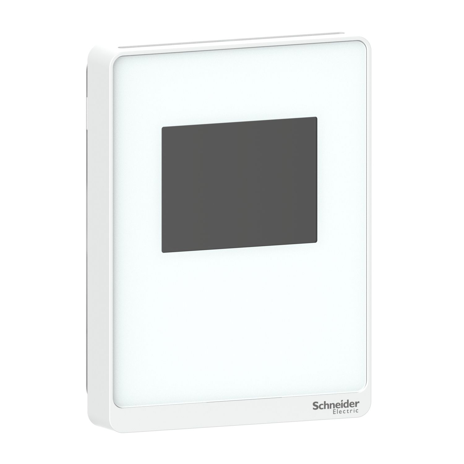 Picture of Sensor, SpaceLogic SLA Series, air quality, CO2, humidity, temperature, room, color touchscreen, analog outputs, optimum white housing