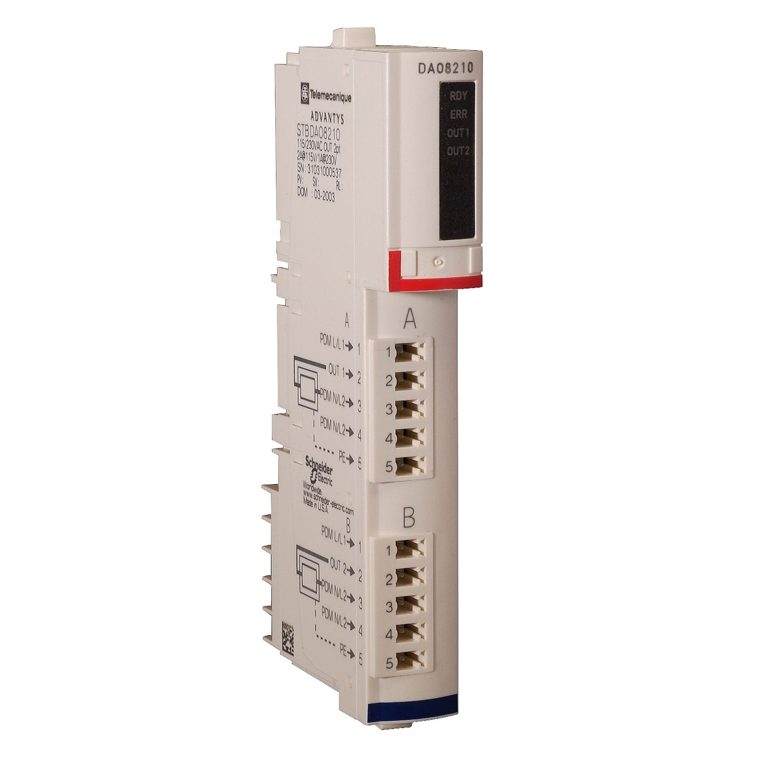 Picture of standard digital output kit STB - 115 V AC - 2 O