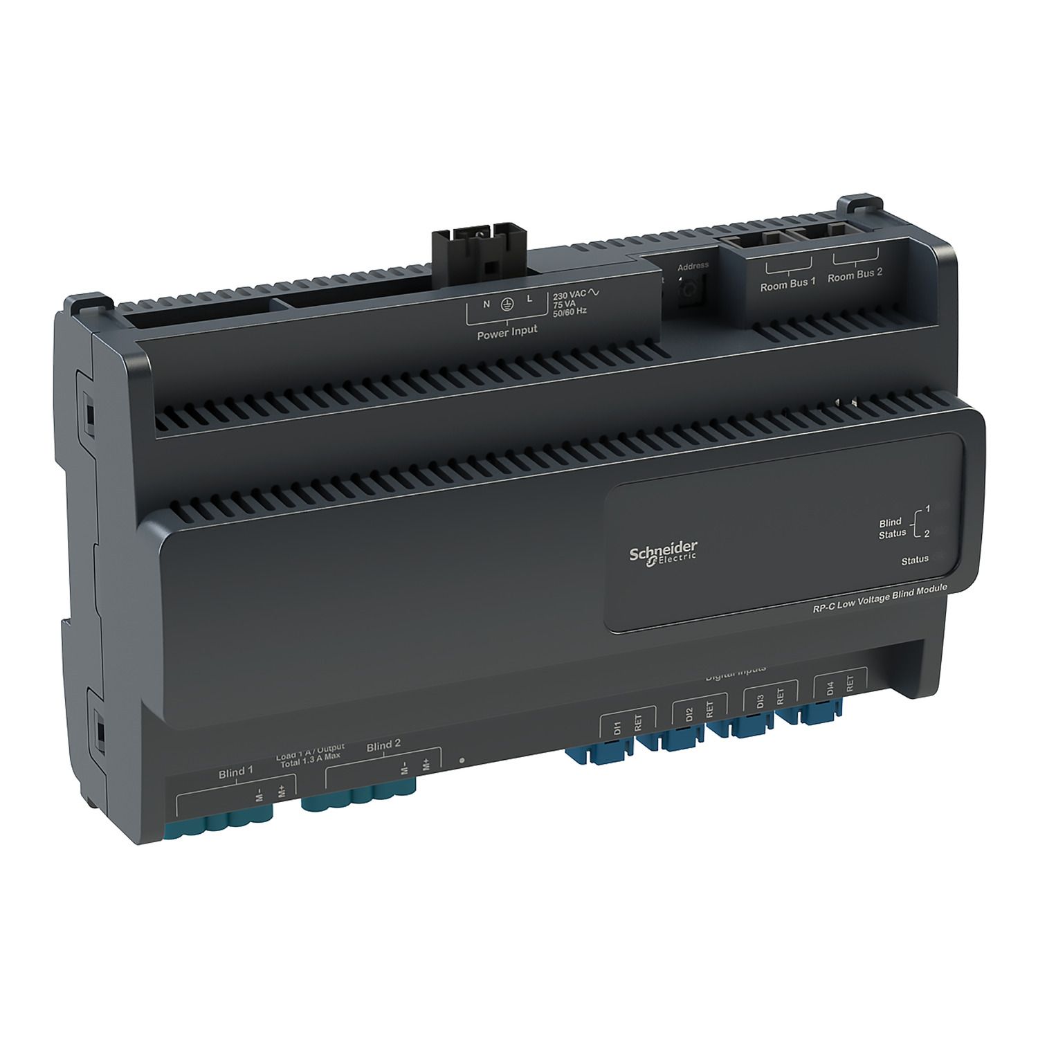 Picture of Blind output expansion module, SpaceLogic RP Expansion Modules, 2 channel, low voltage