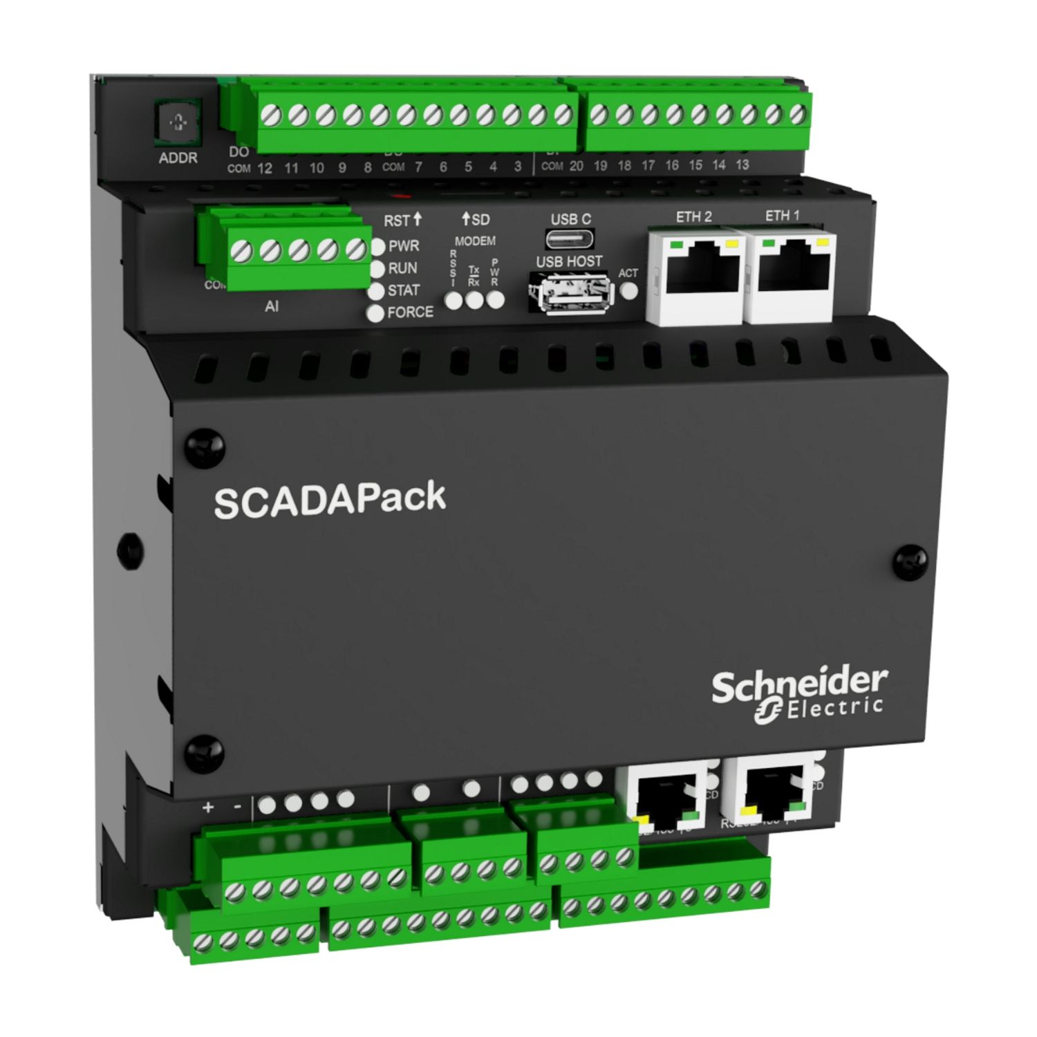 Picture of Connnector kit, SCADAPack 47x, 57x, 500E, 300, 300E, 10 pin, 5 qty