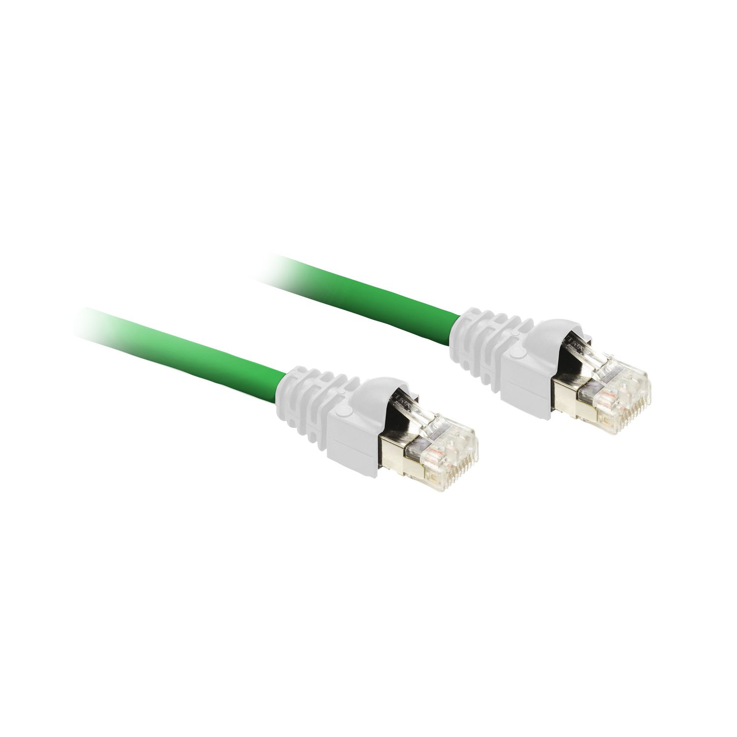 Picture of cable, Modicon Networking, ethernet cable, shielded twisted pair, 2 ends in rugged RJ45, UL, 2 m