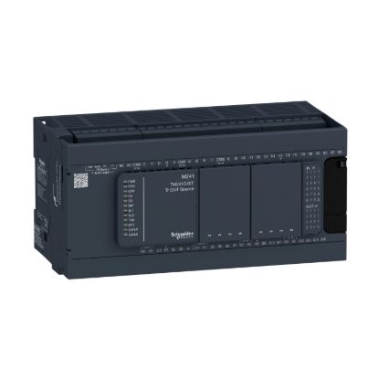 Picture of logic controller, Modicon M241, 40 IO, transistor, PNP