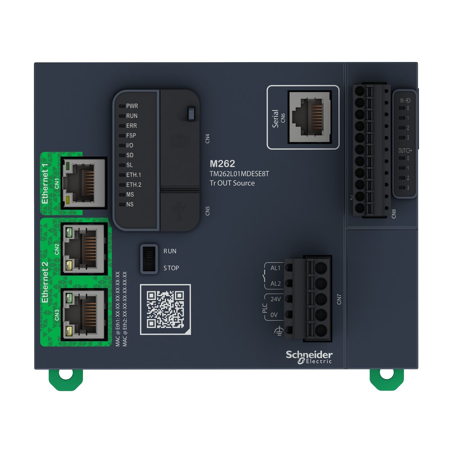 Picture of distributed PAC controller, Modicon M262
