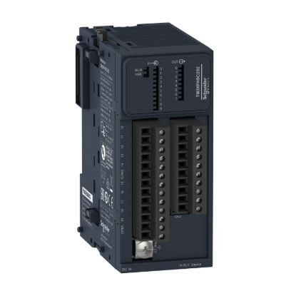 Picture of counter module, Modicon TM3, high speed, 2 channels HSC event management, 10 inputs, 8 outputs, screw