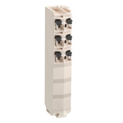 Picture of Modicon TM5, terminal block, 6 contacts, white, quantity 1