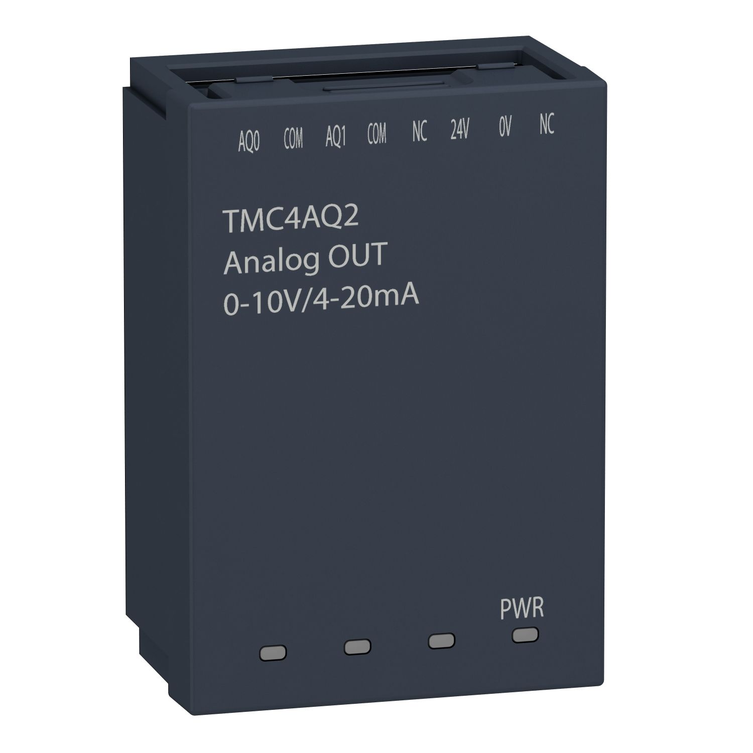 Picture of analogue output cartridge, Modicon M241, 2 analog outputs