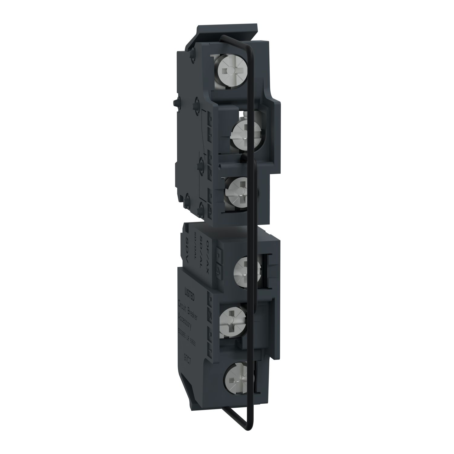 Picture of auxiliary contact, TransferPacT, indication for OFF position, frame 250A, frame 630A