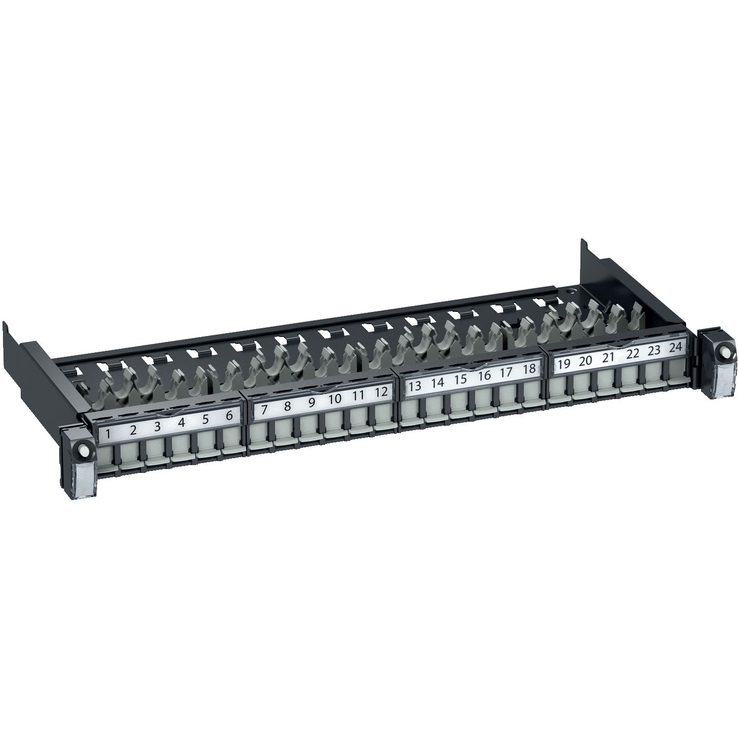 Picture of Actassi 19-C Patch Panel Sliding Evo 19" 1U 24pt S-OneDPM FTP/STP Empty
