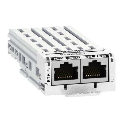 Picture of dPAC module, Altivar, 10/100Mbps, 2 x RJ45 connectors