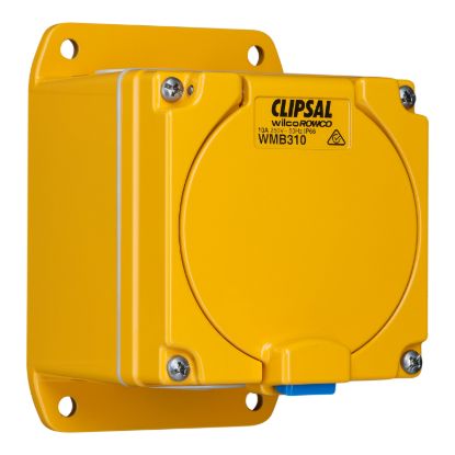 Picture of Socket Outlet, Metal Clad, 1 Gang, 32A, 500V, 5 Round Sockets, Cast Aluminium