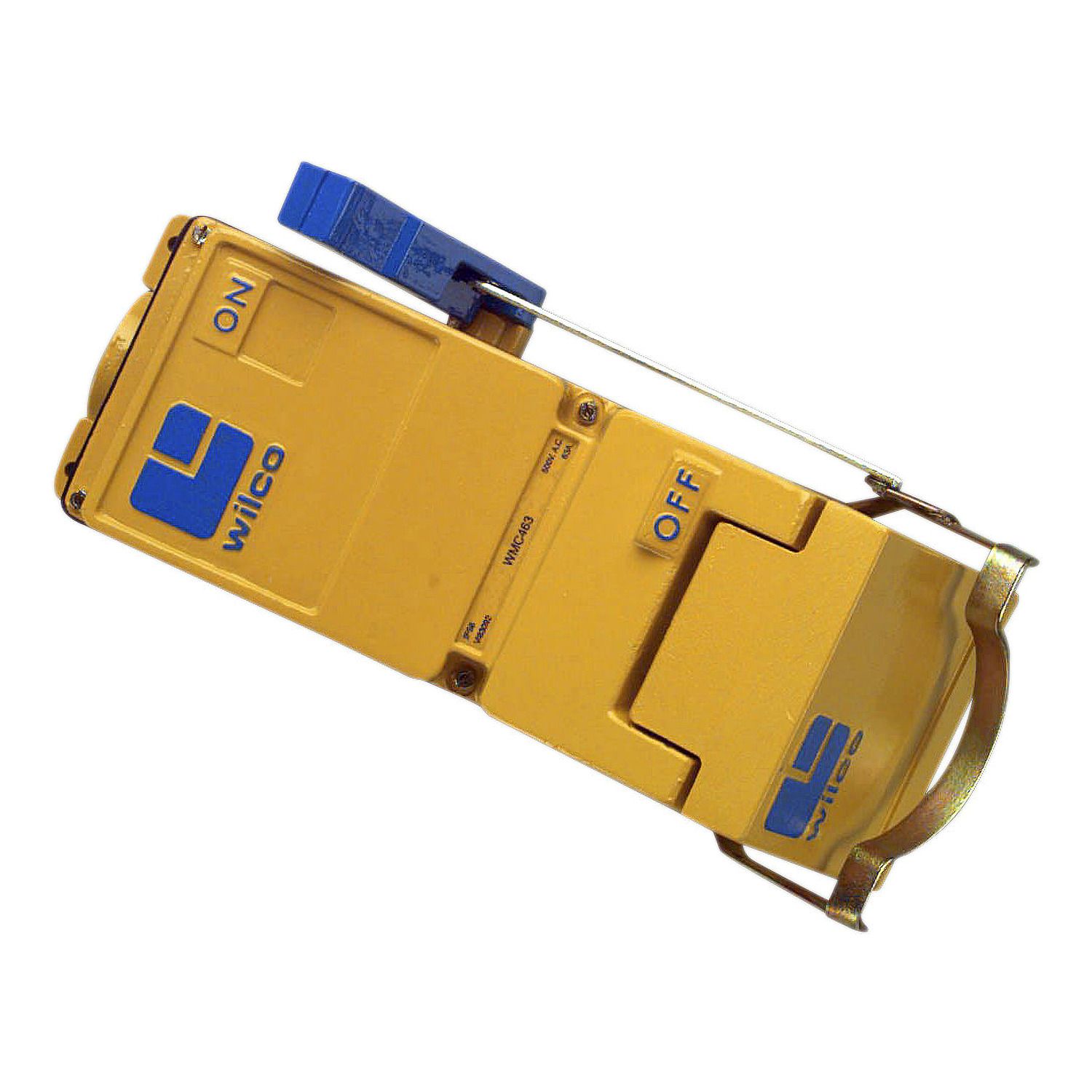 Picture of Switched Socket Outlet Combination, Metal Clad, 1 Gang, 63A, 500V, 4 Round Socket