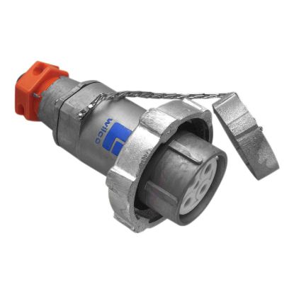 Picture of Appliance Connectors, Metal Clad, Multi Phase, 500V, 63A, 5 Round Sockets