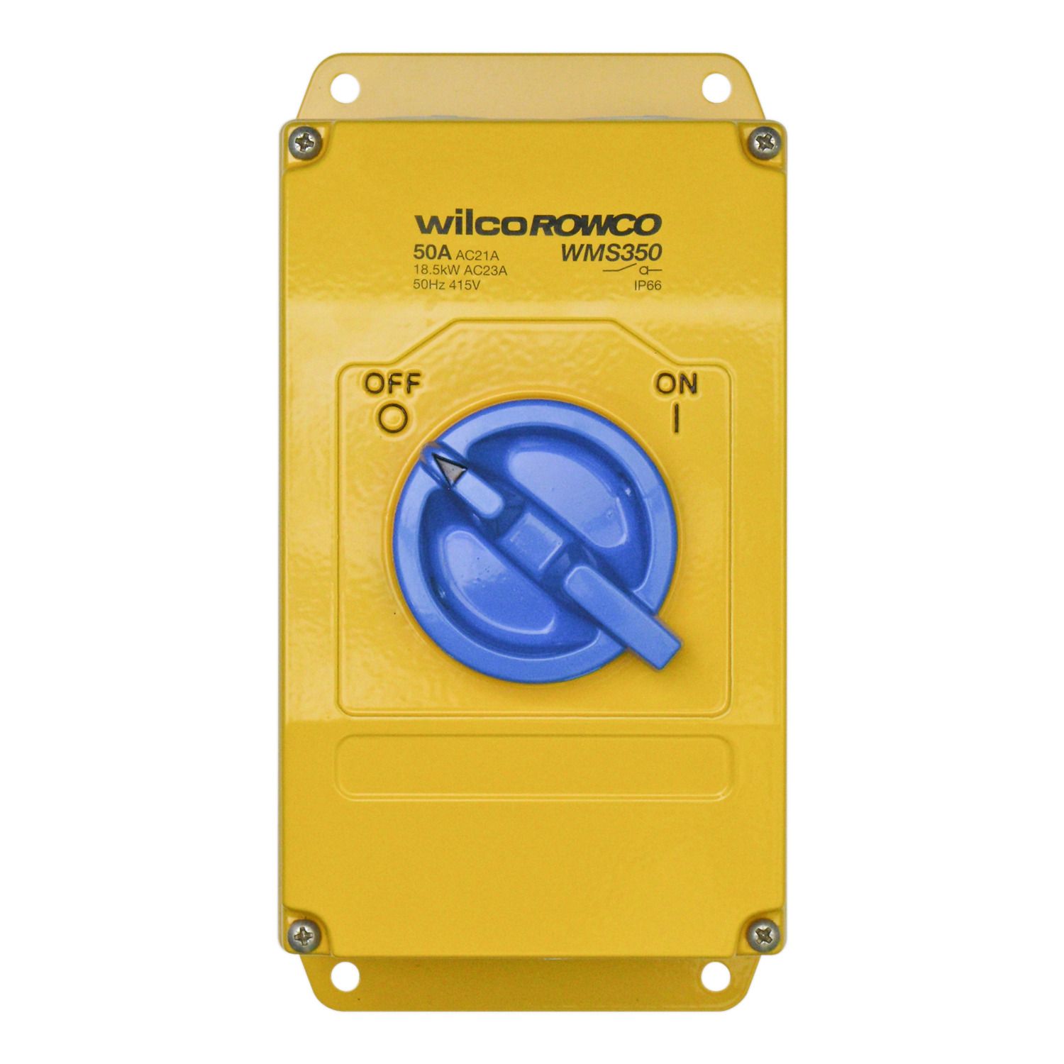 Picture of Switch, Metal Clad, 6 Pole, 20A, 415V, Made of Cast Aluminium