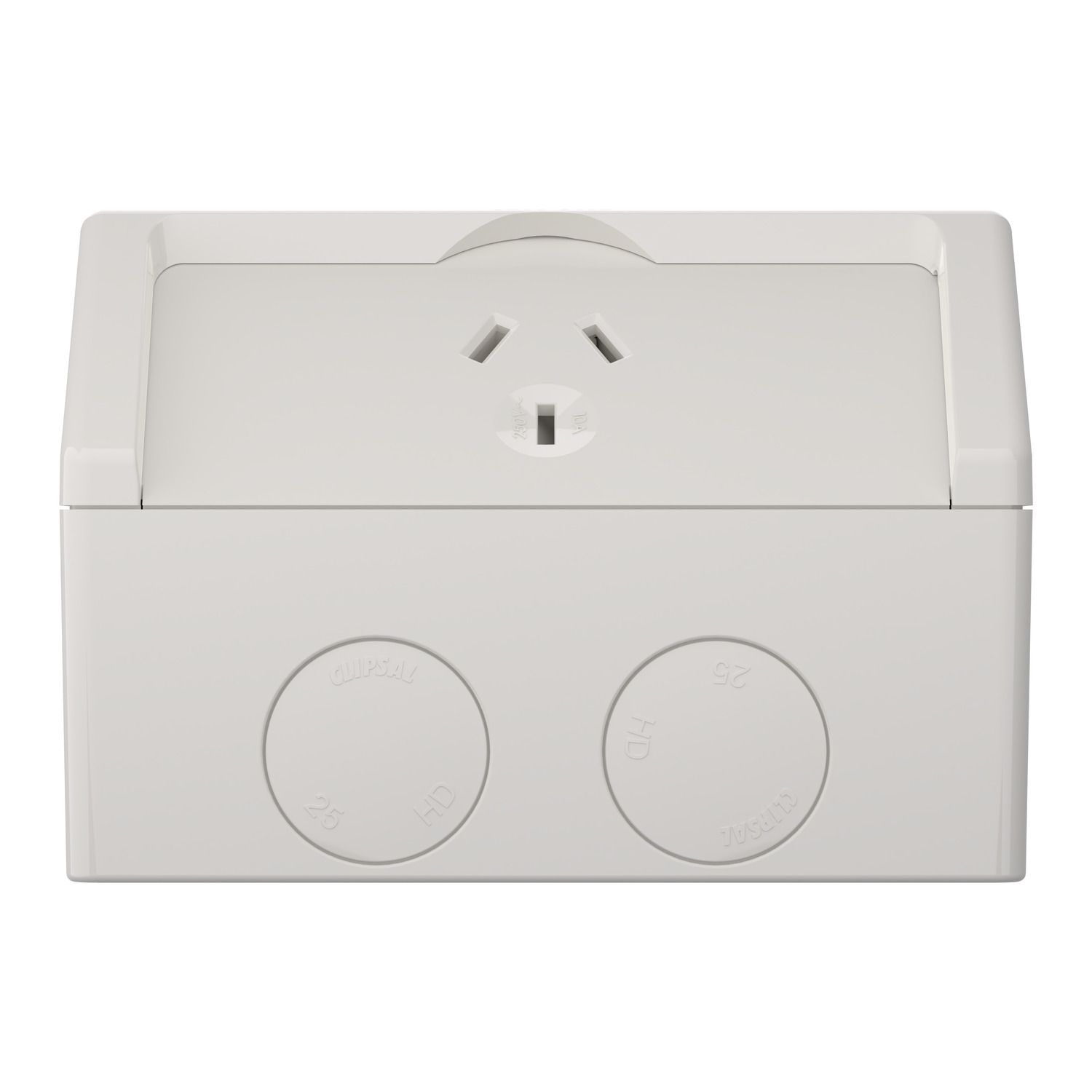 Picture of Socket, Weathershield, Single, 10A, 250VAC, IP54