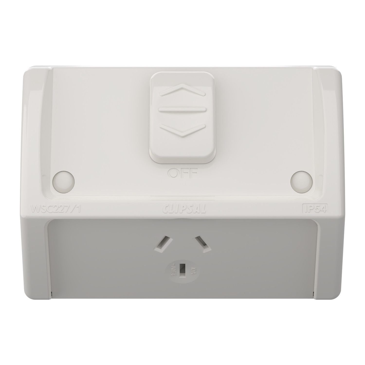 Picture of Socket, Weathershield, Single, 10A, 250VAC, IP54