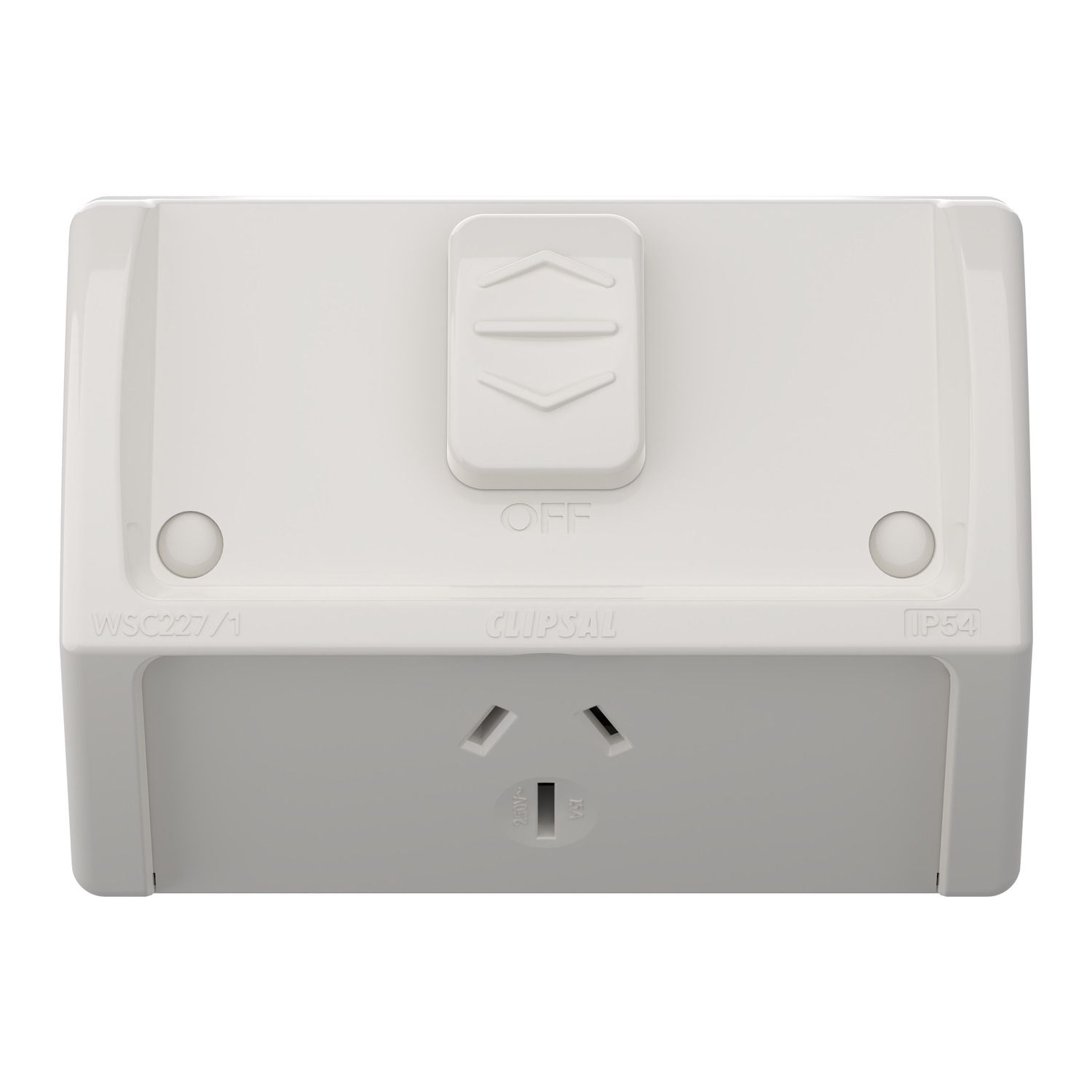 Picture of Socket, Weathershield, Single, 15A, 250VAC, IP54
