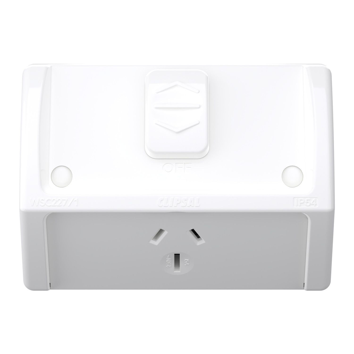 Picture of Socket, Weathershield, Single, 15A, 250VAC, IP54