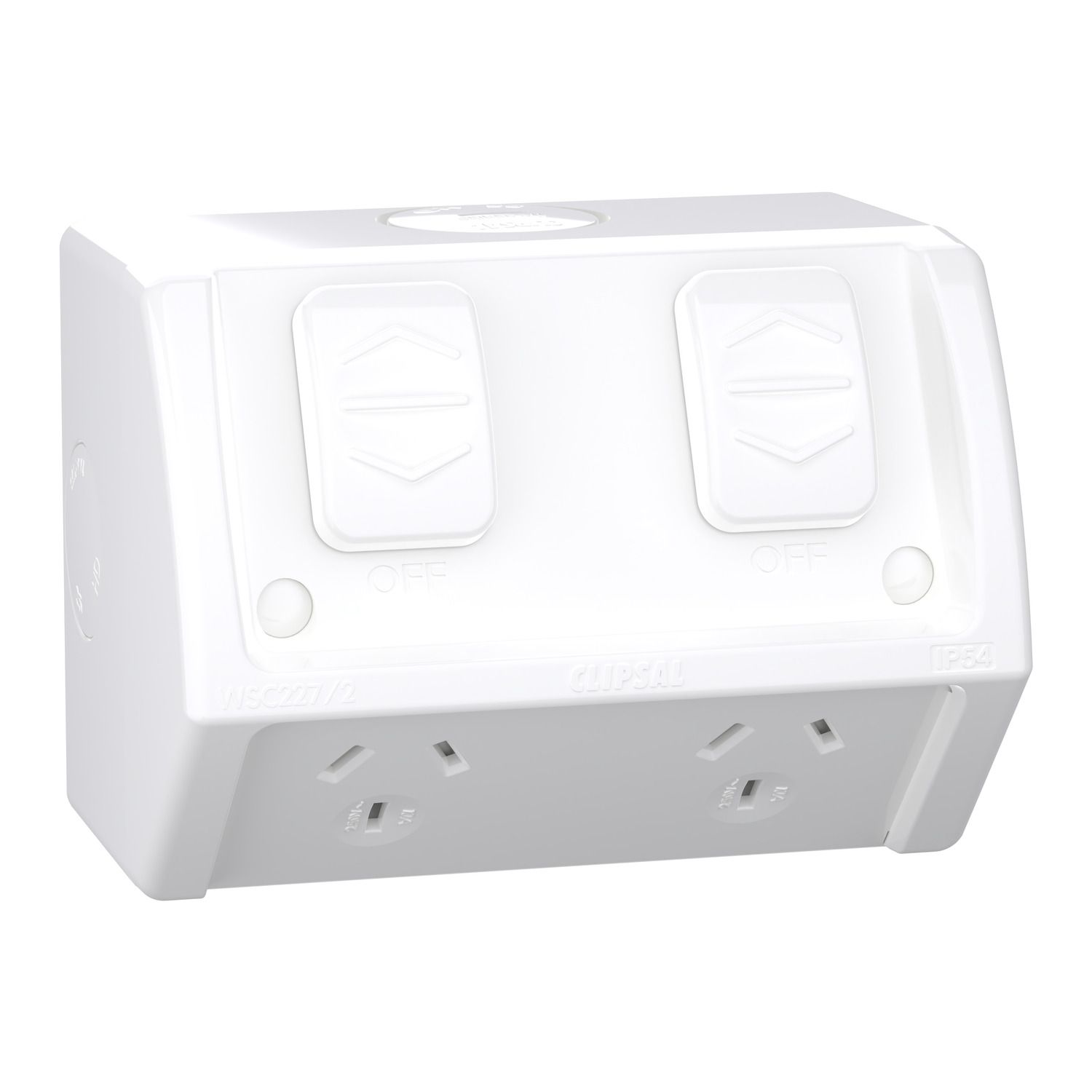 Picture of Socket, Weathershield, Twin, 10A, 250VAC, IP54