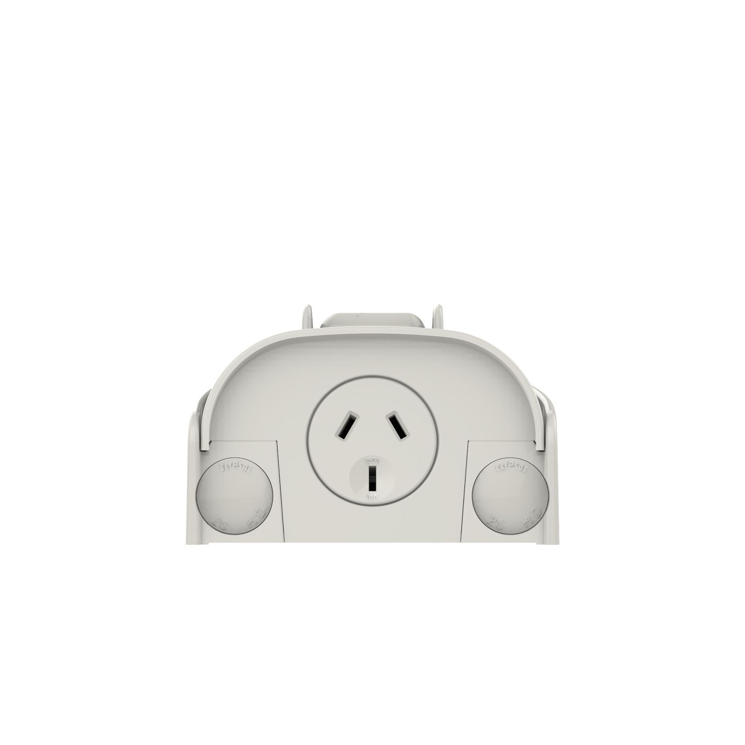 Picture of Socket, Weathershield, Single, Horse Shoe, 2 Pole, 10A, 250VAC, IP53
