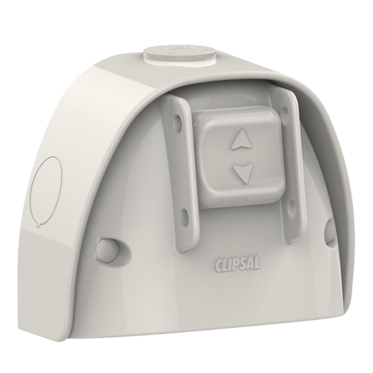 Picture of Socket, Weathershield, Single, Horse Shoe, Lighting, 10A, 250VAC, IP53