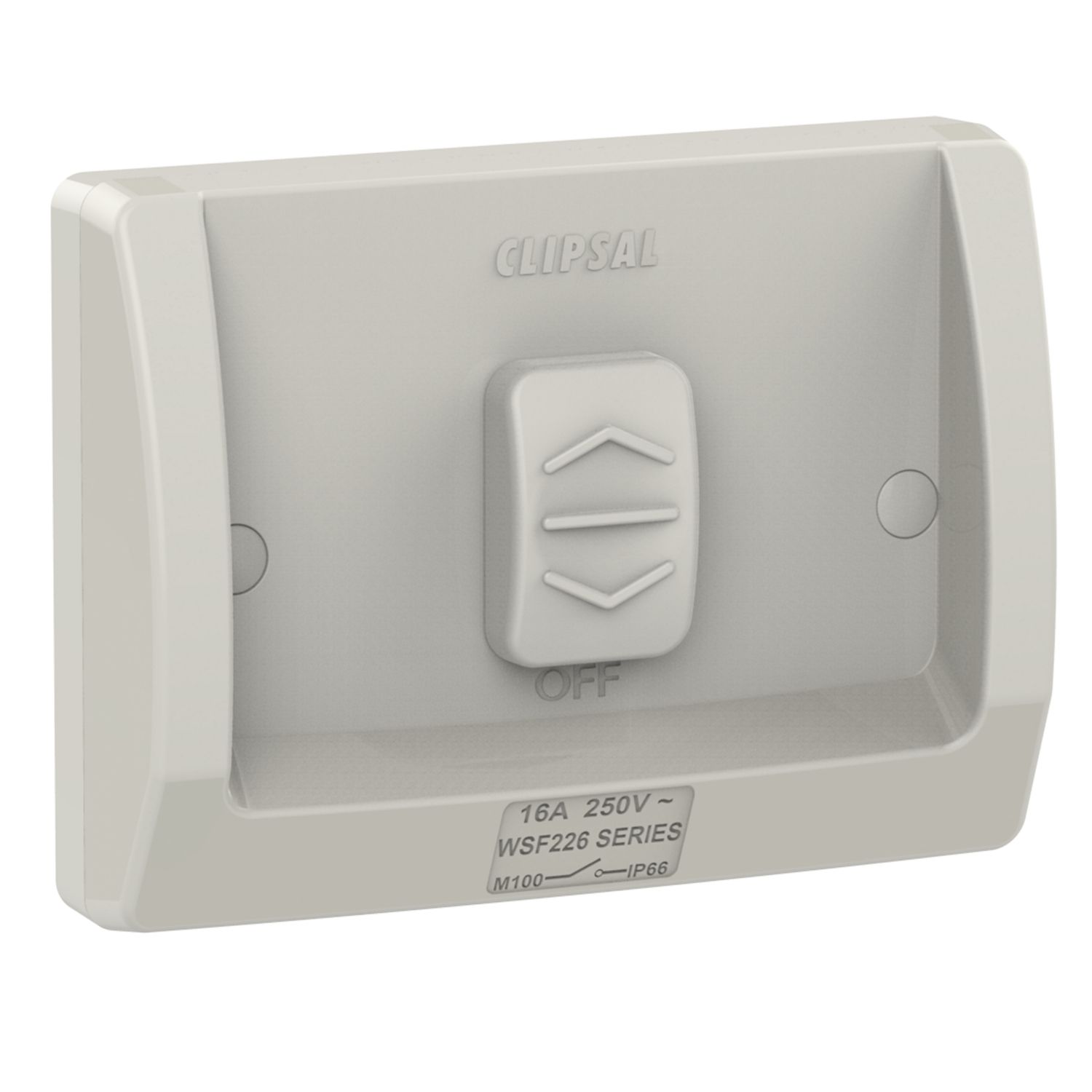 Picture of Switch, Weathershield, Flush, 1-Gang, 16AX, 250VAC, IP66