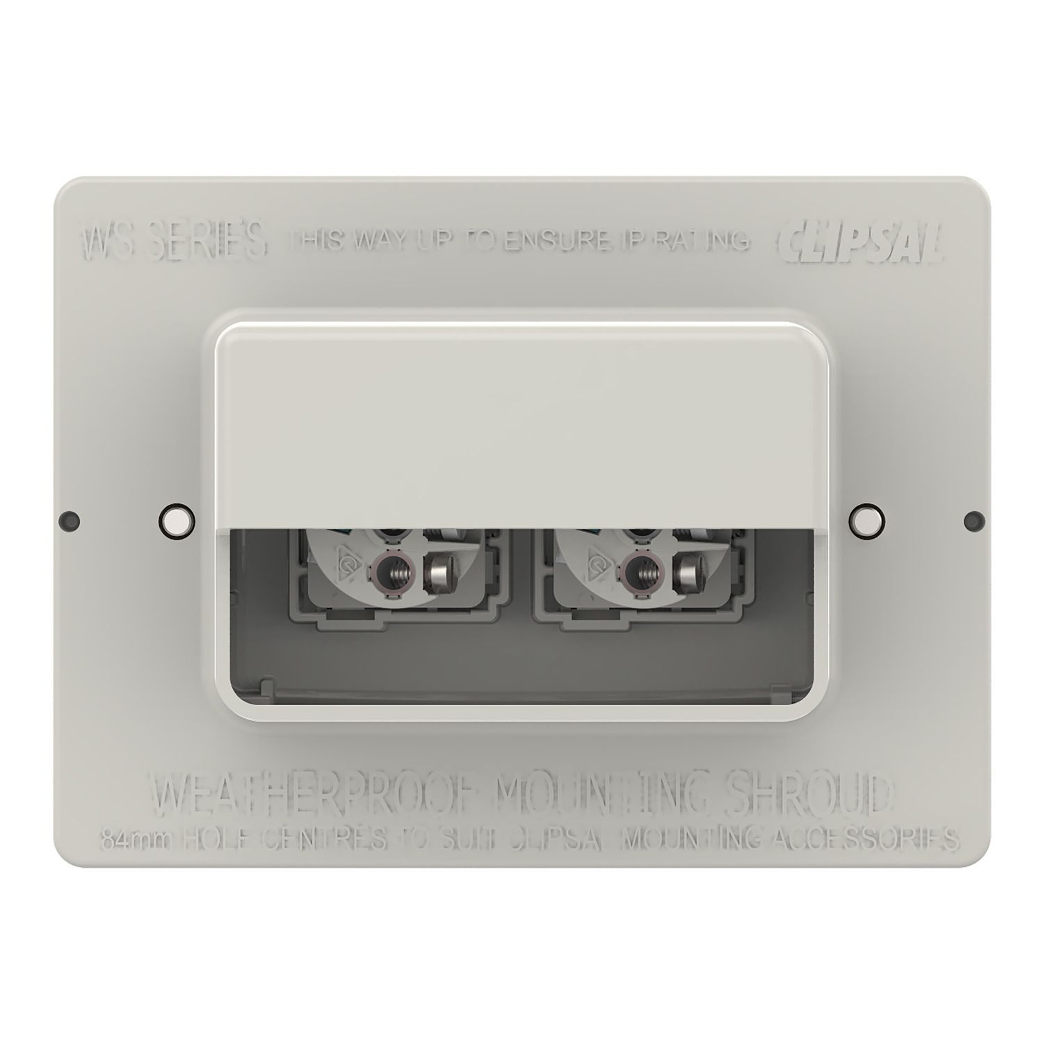 Picture of Switch, Weathershield, Flush, 2-Gang, 16AX, 250VAC, IP66