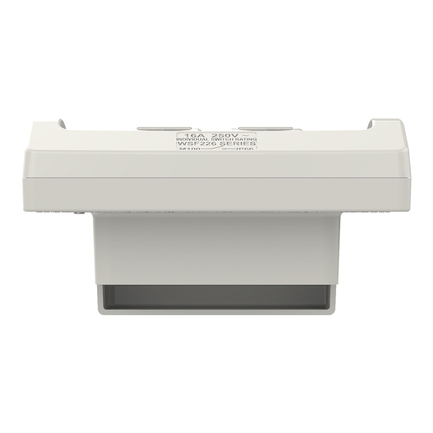 Picture of Switch, Weathershield, Flush, 2-Gang, 16AX, 250VAC, IP66