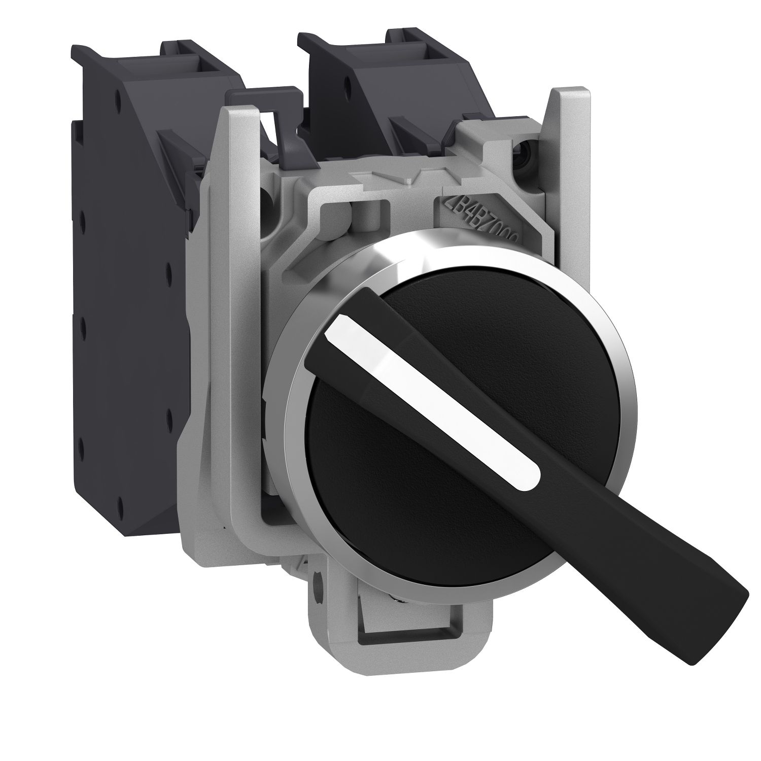 Picture of Complete selector switch, Harmony XB4, Explosive atmosphere, long handle swith 2 positions stay put